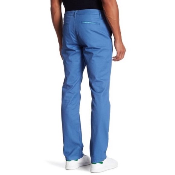 BONOBOS Straight Leg Washed Chino PANTS - Picture 3 of 5